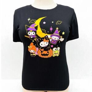 Torrid‎ 00 (size 10) Hello Kitty Cat Relaxed Fit Anime Halloween Graphic T Shirt